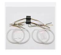 Car Faros Anillo Ojos Ángel LED De Algodón para Serie 3 E46 316i 318i 320d 320i 323i 328i 330i 325xi 330d 1998 1999 2000 2001 2002 2003 2004 2005 Faro Principale Fari(3. with Lens W Y)