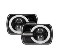 Car Faros Faro LED Rectangular 5 X 7 X 7 X 6 Pulgadas para Ford con Haz Sellado 5 X 7 Y Luces DRL Altas Y Bajas. Faro Principale Fari