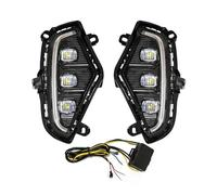 Car Faros Luces De Circulación Diurna DRL LED Antiniebla para Toyota para RAV4 2019 2020 2021 Accesorios Luz Diurna con Señal De Giro Faro Principale Fari