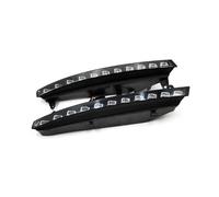 Car Faros Luces Diurnas LED DRL 12 V Intermitentes para Q7 2006 2007 2008 2009 Luz Antiniebla Diurna con Señal De Giro Amarilla Faro Principale Fari(Left and Right,Dynamic)