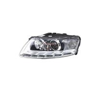 Car Faros Para A6 2009 2010 2011 Conjunto Faros Delanteros Automóvil Con Luz Circulación Diurna Repuesto Conjunto Luces Delanteras Automáticas Completas Faro Principale Fari(One Xenon Module,Left Side