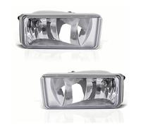 Car Faros para Chevrolet para Silverado para Medium 1500 2500 HD 2007-2012 2013 Par Luces LED Conducción Diurna Delanteras Luz Antiniebla Parachoques Delantero Faro Principale Fari(2pcs Clear Lens)