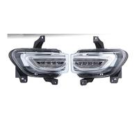 Car Faros para Jeep para Renegade 2015 2016 2017 2018 Parachoques Delantero LED DRL Conjunto Luces Circulación Diurna con Señal Giro Luz Antiniebla Conducción Faro Principale Fari