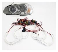 Car Faros para para X5 E70 X5M 2008 2009 2010 2011 2012 2013 2014 para DTM para M4 Estilo Led Angel Eyes Kit Anillos para DRL Ultra Brillante Faro Principale Fari(Type A)