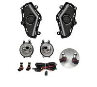 Car Faros para Toyota para RAV4 2019 2020 2021 2022 LED DRL Luz Antiniebla Luz Circulación Diurna Cubierta Faro Antiniebla Marco Rejilla Señal Giro Ojos Ángel Faro Principale Fari(DRL Fog Halogen)
