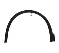 Car Fender Flares Para Nissan Para Qashqai 2016-2023 Panel Embellecedor Hoja Parachoques Delantero Trasero Tira Antiinserción Ceja Rueda Automóvil(Left Anterior 1pcs)