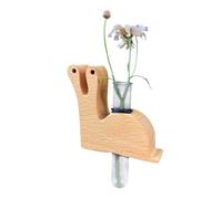 Car Flower Vase - Hydroponic Plant Holder Diffuser, Wooden Aromatherapy Decor, Glass Perfume Planter Accessory, Elegant Auto Interior Ornament | Compact Fragrance Display For Vehicle, Home, Office