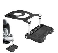 Car Foot Rest, Ergonomic Safety Footrest to Children and Adults, Portable Travel Step for Baby Comfort in Car, Camping, Desk, Outdoor Use, Home, Workplace Workstation, Grey & Black Color