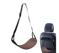 Car Foot Rest, Passenger Footrest Support, Adjustable Footrest Swing with Compact and Portable Design for Long Travels, Train Rides, or Car Trips, 16.54x10.24 Inches