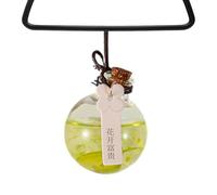Car Fragrance Diffuser, Aromatherapy Pendant 10ml, Rearview Mirror Perfume, Refillable Scent Accessory, Automotive Interior Decoration, Suitable for Bathroom, Closet, Workplace, Bedroom, Gym