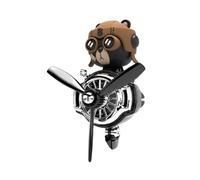 Car Fragrance Diffuser Clip, Plane Car Air Freshener, Bear Pilot Design Small, Aircraft Auto Fragrance Diffusers for Removing Odor, Sturdy Material ABS