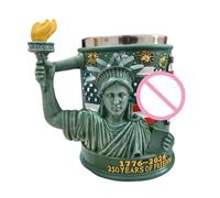 Car-Friendly and Practical: Designed with usability in mind, the patriotic coffee mugs act as a portable drink container that fits perfectly in car cup holders, promoting consistent hydration and ease