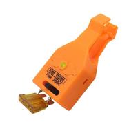 Car Fuse Tester - 24VDC Voltage Detector With Adjustable Probe | Auto Fuse Tester | Fuše Testing Tool With Indicator Light And Fuše Holder, Button, Quick Removal, For Automotive RV Motor