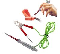 Car Fuse Tester - Portable Fuse Testers | 6-24V DC Circuit Tester, With Polarity Indicator & Illumination, With Alligator Clip & Probes, Auto Electric Test Pen For Cars Motorcycles Trailers