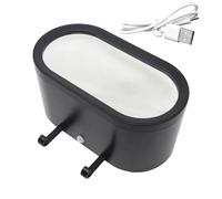 Car Garage Key Holder - 17.1x8.5x12.2cm Motion Sensor LED Light Storage Hook, Illusion Mirror Rechargeable Hook With LED Lights, Mount With LEDs, Infinite Glowing Illusion Tunnel, Glowing Garages Keys