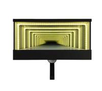 Car Garage Key Holder - Soft White LED Hook For Wall Mounted Entryway And Front Door | ABS Material con diseño de espejo infinito, Stylish Key Rack For Men Christmas Farmhouse Shelf Decor