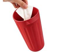 Car Garbage Can - Silicone Small Waste Organizer Mini Trash Bin, Leak Proof Car Door Hanging Garbage Can, Vehicle Interior Trash Holder for Truck SUV Sedan Center Console Cup Holder Travel Road