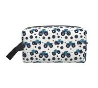 Car Gear - Neceser con estampado negro para hombres y mujeres, bolsa de aseo de viaje, bolsa de cosméticos, bolsas de aseo colgantes para accesorios de viaje