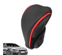 Car Gear Shift Cover PU Leather Automatic Knob Protector Sleeve Anti Slip Shifter Interior Styling Accessory | Universal Fit Transmission Lever Guard Decorative Upgrade For Most Cars SUV Sedan
