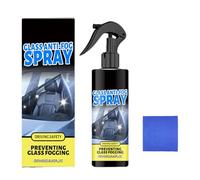 Car Glass - Anti Fog Spray 100ml Automotive Instant Defogging | Portable Glass Cleaner for Clear Visibility Cleaning Coating Driving Window Shower Door Rain Water