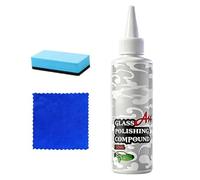 Car Glass Cleaner - 150ml Deep Cleaning Automotive Glass Solution | Streak Free Windshield Detailing Spray Anti Fog Rain Cleaner for SUV, Truck, Sedan, Van, Road Trip Use