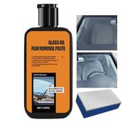 Car Glass Oil Film Cleaner | 120ml Multifunction Solution - Car Window Glass Coating Oil Film Cleaner,for Front Windshield Tea Table Bathroom Mirror Sedan Truck201/200)