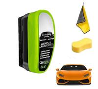 Car Glass Oil Film Remover, 150ML Limpiador Cristales Coche, Esponja Limpia Cristales de Coche, Strong Front Windshield Remover for Windshield Improves Clarity and Visibility (*1)