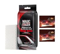Car Glass Oil Film Remover - 5 Pieces Vehicle Cleaning Supplies, Car Window Cleaner Sponge | Automotive Glass Cleaner Sponge For Detailers Drivers Road Trips Fleet Managers Trucks Rvs Sedans