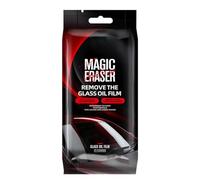 Car Glass Oil Film Remover - 5 Pieces Vehicle Cleaning Supplies For Streak-Free Windshields, Automotive Glass Cleaner With Soft Sponge, Essential Tool For Detailers Drivers Road Trips Fleet Managers