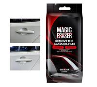Car Glass Oil Film Remover - 5 piezas limpiador de parabrisas, esponja limpiadora robusta | para cristales de coche, conductores, viajes, carretera, camión, SUV, sedán, mantenimiento