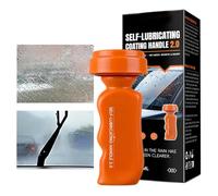 Car Glass Oil Film Remover - 90 ml Anti Glare Degreaser Coating Agenrt With Cleaning Board | Glass Emulsion For Automotive Windshield Doors Interior Inside Mirror Shower, Clear Vision