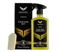 Car Gods 54 Kit Completo de Detalles - Barra de Arcilla y lubricante en Aerosol - Superficie súper Suave para un Mejor Pulido, 500 ml