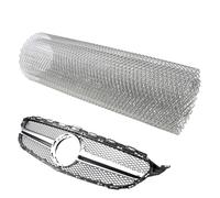 Car Grill Mesh - Aluminum Alloy Bumper Insert, 40x13 Inch Automotive Grille Sheet with 8x25mm Diamond Pattern Grid Lightweight Sturdy Panel Airflow Protection Cover, Ideal for Pickup Truck