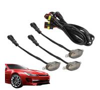 Car Grille Lights - All-Weather Exterior Decoration,Bright Yellow LED Lights for Car Front | for Camping, Travel, Commuting Urban Road Short Outings Adventures