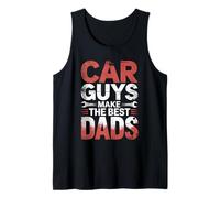 Car Guys Make The Best Dads Día del Padre Mecánico Papá Rústico Camiseta sin Mangas