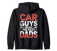 Car Guys Make The Best Dads Día del Padre Mecánico Papá Rústico Sudadera con Capucha