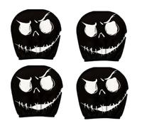 Car Headrest Covers,Spooky Halloween Car Decor Covers-2pc Universal Fit，C：4