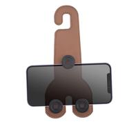 Car Headrest Hooks - Artificial Leather Car Storage Hookss, Headrest Phone Storage Hanger, Auto Seatback Stand Hooks For Commuting Travel Business Trip Camping Daily Handbag Purse Hat Clothes