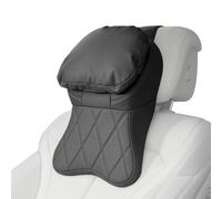Car Headrest Pillow - Ergonomic Memory Foam Cushion, Head Rest Pillow for Car, Cervical Support Pad, Plane Traveling Gear with Adjustable Strap, Driving Gear for Neck Alignment and Travel Comfort