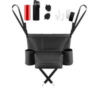 Car Headrest Storage Bag | Multifunctional PU Leather Car Seat Organizer Storage Bag - Large Capacity Handbag Holder Between the Two Seats of the Car