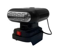 Car Heater - 5.12 Inch Battery Powered Defroster with Fast Heating for Windshield, Small Room with Portable Function, Compact Warmer for Cars Trucks RVs SUVs, Black ABS, Gift Box Use