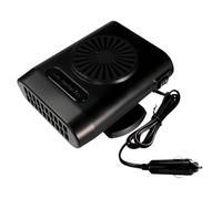 Car Heater, Defroster Fan, 200 W Portable 12 V, 24 V Heating Unit 5.31 x 4.13 x 2.99 Inches for Windshield and Interior Use in Winter Driving, Parking, Trips, Trailers, Trucks, Garage, Tailgate