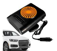 Car Heater, Defroster Fan, 5.31x4.13x2.99 Inches Vehicle Warmer, 200W Electric Windshield Heating Unit, 12V 24V Portable Interior Warmer for Winter Driving Parking Trailers Garage Outdoor Yard Use