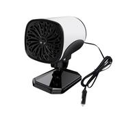 Car Heater - Portable Heated Warmer, Small Plug-In Windscreen Defroster Fan for Truck, Vehicle, Sedan, Pickup, Scooter, SUV, RV, Golf Cart, and Tricycles, Ideal for Winter Camping Bedroom Bathroom Use