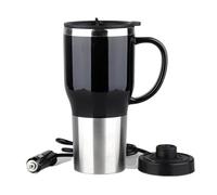 Car Heating Cup, 12 V Coffee Tea Cup, Portable Hot Water Kettle, Travel Coffee Cup Heater, Car Electric Heating Cup, 450 ml Heated Cup, Car Kettle For Coffee, Heated Coffee Cup For Car,