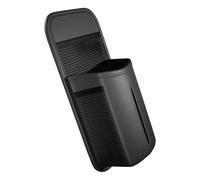 Car Holder, Tissue Box, 12.99x5.90 Inches, Storage Bag, Adjustable Leather, Interior Mesh Pockets, Front Seat Organizer, Black 190g Size, Drink Phone Fit, for Travel Daily Accessory