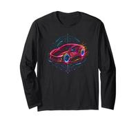 Car Hologram Electric Vehicle Futuristic Technology Manga Larga