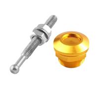 Car Hood Pins Kit - Aluminum Quick-Release Button Latch Set, Durablee Small Hood Lock Device, Multifunctional Engine Cover Security Instrument | Compact Automotive Accessory, Professional Workshop