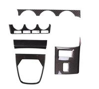 Car Interior Accessories Para Subaru Para BRZ 2022-2025 Compartimento Central Coche Cubierta Panel Engranajes Conjunto Molduras Accesorios Decoración Interiores De Coche(5X Carbon Fiber)