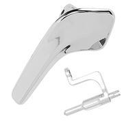 Car Interior Door Handle Left 13297813, Replacement for MK3 HATCHBACK 2006 2013, Inner Door Handle with Connecting Rod, Metal and ABS Construction,